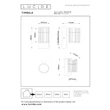 Aplica de perete exterioara cu senzor crepuscular si senzor de miscare Lucide TIMBALA metal, negru, GU10, 7W, IP44 - 11839/01/30