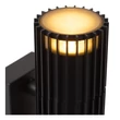 Aplica de perete exterioara cu senzor crepuscular si senzor de miscare Lucide TIMBALA metal, negru, GU10, 7W, IP44 - 11839/02/30