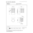 Aplica de perete exterioara Lucide TIMBALA metal, negru, GU10, 7W, IP44 - 11840/01/30