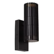 Aplica de perete Lucide TIMBALA metal plastic negru GU10 IP44 - 11840/02/30