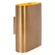 Aplica de perete Lucide OVALIS metal, auriu, E14 - 12219/02/02