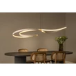 Pendul Lucide SLALOM metal, auriu, crem, LED, 80W, 1850lm, 2200K-4000K - 13493/68/38