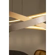 Pendul Lucide SLALOM metal, auriu, crem, LED, 80W, 1850lm, 2200K-4000K - 13493/68/38