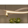 Pendul Lucide SLALOM metal, auriu, crem, LED, 80W, 1850lm, 2200K-4000K - 13493/68/38