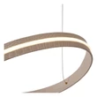 Pendul Lucide SLALOM metal, auriu, crem, LED, 80W, 1850lm, 2200K-4000K - 13493/68/38