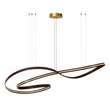 Pendul Lucide SLALOM metal, auriu, maro, LED, 80W, 1850lm, 2200K-4000K - 13493/68/96