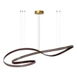 Pendul Lucide SLALOM metal, auriu, maro, LED, 80W, 1850lm, 2200K-4000K - 13493/68/96