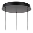 Pendul Lucide GISELA metal,sticla,negru,transparent,LED,2700K,11W,1035Lm - 13494/11/60