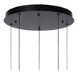 Pendul Lucide GISELA metal,sticla,negru,transparent,LED,2700K,19W,1640Lm - 13494/18/60