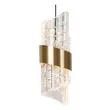 Pendul Lucide KLIGANDE metal, acril, auriu, transparent, LED, 2700K, 9W, 700lm - 13496/07/02