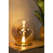 Veioza Lucide GISELA metal, sticla, auriu, chihlimbar, LED, 12W, 850lm, 2500K - 13594/10/62