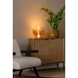 Veioza Lucide GISELA metal, sticla, auriu, chihlimbar, LED, 12W, 850lm, 2500K - 13594/10/62
