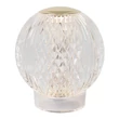 Veioza Lucide CINTRA acril, transparent, auriu, LED, 3000K, 2W, 125lm - 13599/11/60