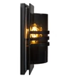 Aplica de perete exterioara Lucide PRIVAS metal, plastic, negru, fumuriu, E27, IP44 - 14827/01/30