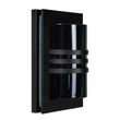 Aplica de perete exterioara Lucide PRIVAS metal, plastic, negru, fumuriu, E27, IP44 - 14827/01/30