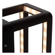 Aplica de perete exterioara Lucide NARVIK metal,negru,LED,3000K,9.2W,255Lm,IP65 - 15809/09/30