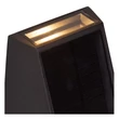 Aplica de perete exterioara Lucide LUTON metal, negru, LED, 2W, 100lm, 2700K-3000K, IP54 - 15815/01/30