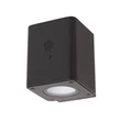 Aplica de perete exterioara cu senzor crepuscular si miscare Lucide RAMIN metal, negru, LED, 1W, 100lm, 2700K-3000K, IP54 - 15818/01/30