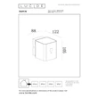 Aplica de perete exterioara cu senzor crepuscular si miscare Lucide RAMIN metal, negru, LED, 1W, 100lm, 2700K-3000K, IP54 - 15818/01/30