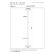 Lampadar Lucide ZENITH metal, negru, LED, 20W, 2200lm, 3000K - 19791/20/30
