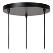 Pendul Lucide ALMELO metal,negru,auriu,E27 - 21434/13/30