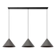 Pendul Lucide SPITZE metal, negru, gri, E27, 40W - 21440/03/36