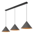 Pendul Lucide SPITZE metal, negru, gri, E27, 40W - 21440/03/36