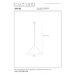 Pendul Lucide SPITZE metal, negru, gri, E27, 40W - 21440/60/36