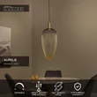 Pendul Lucide AURELIE metal, negru, auriu, GU10, 25W - 21442/01/10