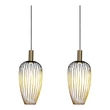 Pendul Lucide AURELIE metal, negru, auriu, GU10, 25W - 21442/03/10