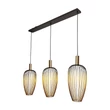 Pendul Lucide AURELIE metal, negru, auriu, GU10, 25W - 21442/03/10