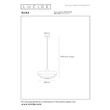 Pendul Lucide RUNA metal, verde, E27, 40W - 21443/35/33
