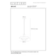 Pendul Lucide BRUNO metal, maro, E27, 40W - 21444/38/41
