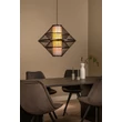 Pendul Lucide PASQUINO metal, lemn, negru, E27, 40W - 21445/60/30