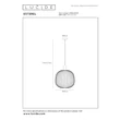 Pendul Lucide ESTEREL metal, bej, GU10, 25W - 21446/40/41