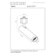 Sursa de lumina pentru sina monofazata Lucide TRACK GRADO metal, gri, GU10, 40W - 22975/01/15