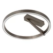 Plafoniera Lucide APPLAUSE metal, gri, LED, 26W, 850lm, 2200K-4000K - 23100/40/15