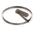 Plafoniera Lucide APPLAUSE metal, gri, LED, 26W, 850lm, 2200K-4000K - 23100/40/15