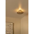 Plafoniera Lucide SANTIAGO metal, sticla, sampanie, chihlimbar, LED, 10W, 550lm, 2700K-4000K - 23101/12/62