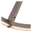 Pendul Lucide APPLAUSE metal, gri, LED, 32W, 1060lm, 2700K-4000K - 23400/60/15