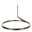 Pendul Lucide APPLAUSE metal, gri, LED, 32W, 1060lm, 2700K-4000K - 23400/60/15