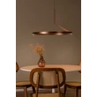 Pendul Lucide APPLAUSE metal, maro, LED, 32W, 1060lm, 2700K-4000K - 23400/60/96