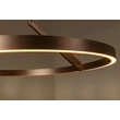 Pendul Lucide APPLAUSE metal, maro, LED, 32W, 1060lm, 2700K-4000K - 23400/60/96