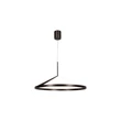 Pendul Lucide APPLAUSE metal, gri, LED, 50W, 1800lm, 2700K-4000K - 23400/80/15