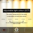 Pendul Lucide APPLAUSE metal, gri, LED, 50W, 1800lm, 2700K-4000K - 23400/80/15