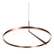 Pendul Lucide APPLAUSE metal, maro, LED, 50W, 1800lm, 2700K-4000K - 23400/80/96