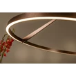 Pendul Lucide APPLAUSE metal, maro, LED, 50W, 1800lm, 2700K-4000K - 23400/80/96