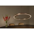 Pendul Lucide APPLAUSE metal, maro, LED, 50W, 1800lm, 2700K-4000K - 23400/80/96