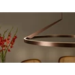 Pendul Lucide APPLAUSE metal, maro, LED, 50W, 1800lm, 2700K-4000K - 23400/80/96