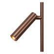 Lampadar Lucide APPLAUSE metal, maro, LED, 25W+8W, 1700lm+380lm, 2700K-4000K - 23700/20/96